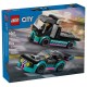 60406 voiture de course et camion transporteur - lego city-lilojouets-questembert-muzillac-morbihan