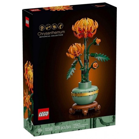 10368 FLEUR CHRYSANTHEME - LEGO BOTANICAL 278 PIECES-LiloJouets-Questembert-Muzillac-Morbihan