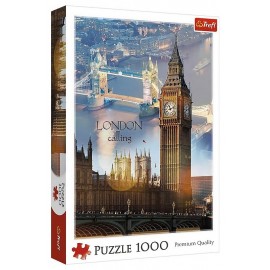 PUZZLE LONDRES A L'AUBE 1000 PIECES 68X48CM - TREFL-LiloJouets-Questembert-Muzillac-Morbihan