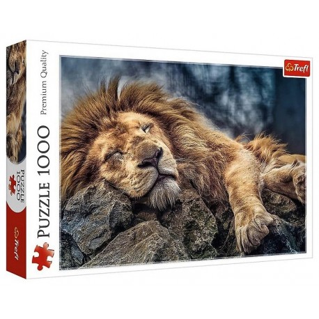 PUZZLE LION DORMANT 1000 PIECES 68X48CM - TREFL-LiloJouets-Questembert-Muzillac-Morbihan