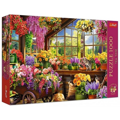 PUZZLE PREPARATION AU PRINTEMPS ILLUSTRATION 1000 PIECES 68X48CM - TREFL PREMIUM-LiloJouets-Questembert-Muzillac-Morbihan