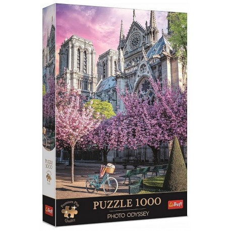 PUZZLE NOTRE-DAME PARIS 1000 PIECES 48X68CM - TREFL-LiloJouets-Questembert-Muzillac-Morbihan