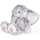 Peluche elephant noa gris 55cm prestige xl - gamme rouge kaloo-lilojouets-questembert-muzillac-morbihan