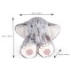 Peluche elephant noa gris 55cm prestige xl - gamme rouge kaloo-lilojouets-questembert-muzillac-morbihan