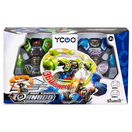 ROBO KOMBAT TORNADO 360 PUNCH - ROBOTS BOXEURS RADIOCOM-LiloJouets-Questembert-Muzillac-Morbihan