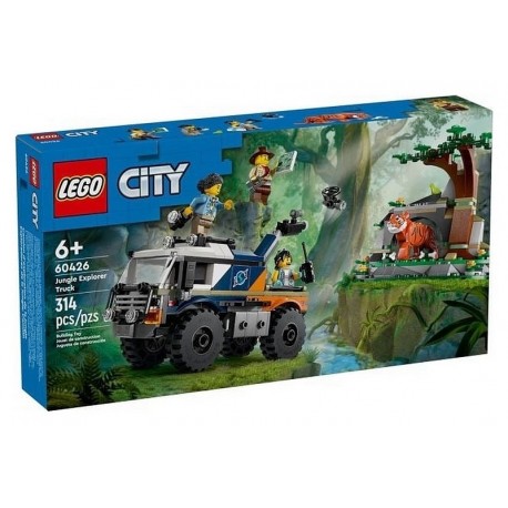 60426 CAMION TOUT-TERRAIN EXPLORATEUR JUNGLE - LEGO CITY-LiloJouets-Questembert-Muzillac-Morbihan