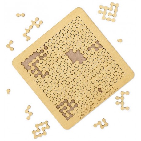 PUZZLE CASSE-TETE EN BOIS 20X20CM - QUEST PUZZLE 44 PIECES-LiloJouets-Questembert-Muzillac-Morbihan