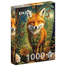 PUZZLE RENARD ENCHANTED FOX 1000 PIECES 68X48CM - ENJOY PUZZLE-LiloJouets-Questembert-Muzillac-Morbihan