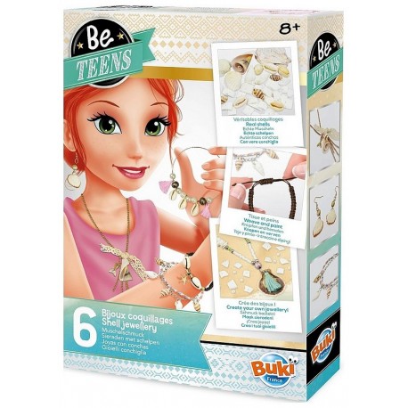 KIT 6 BIJOUX COQUILLAGES - BE TEENS-LiloJouets-Questembert-Muzillac-Morbihan