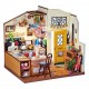 Maquette cuisine cozy avec led - maison miniature diy - 19x17x19cm 196 pieces-lilojouets-questembert-muzillac-morbihan