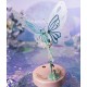 Maquette papillon sur rose - especes mecaniques - 16x15x23cm 79 pieces-lilojouets-questembert-muzillac-morbihan