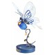 Maquette papillon sur rose bleue - especes mecaniques - 16x15x23cm 79 pieces-lilojouets-questembert-muzillac-morbihan