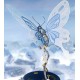 Maquette papillon sur rose bleue - especes mecaniques - 16x15x23cm 79 pieces-lilojouets-questembert-muzillac-morbihan