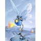 Maquette papillon sur rose bleue - especes mecaniques - 16x15x23cm 79 pieces-lilojouets-questembert-muzillac-morbihan