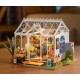 Maquette jardin maison de reve avec led - miniature diy - 25x19x19cm 240 pieces-lilojouets-questembert-muzillac-morbihan