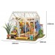 Maquette jardin maison de reve avec led - miniature diy - 25x19x19cm 240 pieces-lilojouets-questembert-muzillac-morbihan