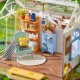 Maquette jardin maison de reve avec led - miniature diy - 25x19x19cm 240 pieces-lilojouets-questembert-muzillac-morbihan