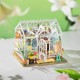 Maquette jardin maison de reve avec led - miniature diy - 25x19x19cm 240 pieces-lilojouets-questembert-muzillac-morbihan