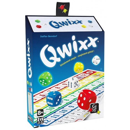 JEU QWIXX - JEU DE DES GENIALEMENT SIMPLE-LiloJouets-Questembert-Muzillac-Morbihan