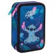 Trousse stitch disney 20x13x6cm - 2 compartiments avec accessoires 35 pieces-lilojouets-questembert-muzillac-morbihan