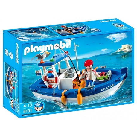 5131 BATEAU DE PECHE - PLAYMOBIL CITY ACTION-LiloJouets-Questembert-Muzillac-Morbihan