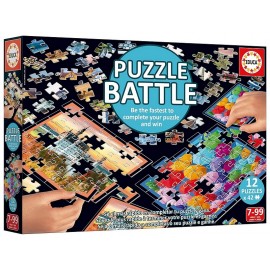 PUZZLES BATTLE VOYAGES 12X42 PIECES - 12 CARTES D'IMAGES - EDUCA-LiloJouets-Questembert-Muzillac-Morbihan