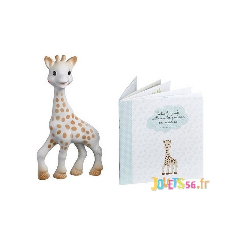 Sophie la Girafe en boite cadeau - Caoutchouc naturel - Jouet bebe
